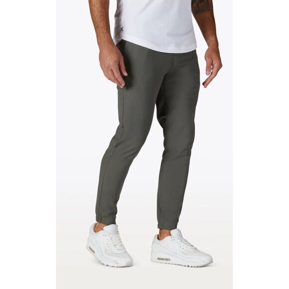 Cuts Clothing AO Jogger Pants Size Large Pine Green Slim Fit